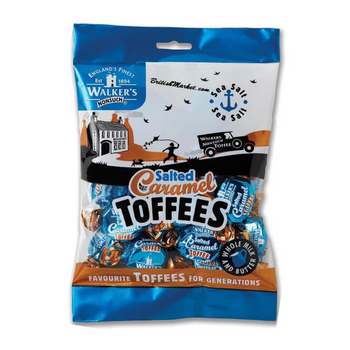 Walker's Salted Caramel Toffees. 150g