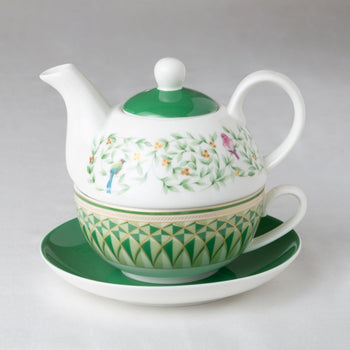 Green Bird 4 Piece Tea for One