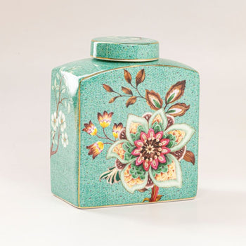Green Lotus Garden Lid Jar