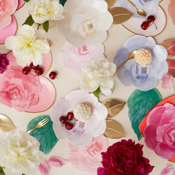 Meri Meri Rose Garden Leaf Napkins - 20ct