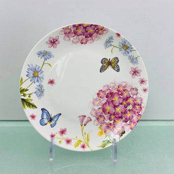 Hydrangea Garden 8in Plates, Set of 4