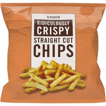 Iceland Ridiculously Crispy Straight Cut Chips Huge Bag 1.2kg -  1.5lb Ship Weight