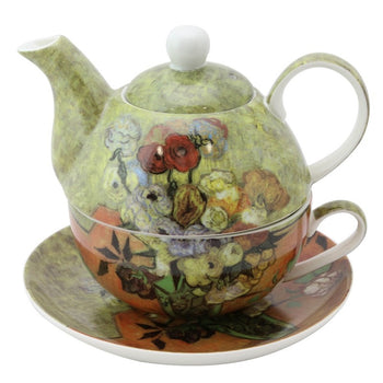 Impression Still Floral 4 Piece Tea for One