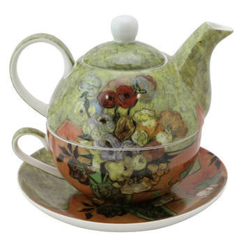 Impression Still Floral 4 Piece Tea for One