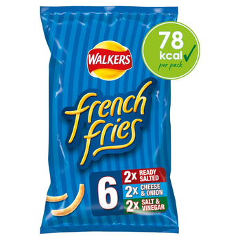 Walkers French Fries Variety 6 Pack 6x18g