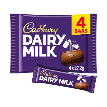 Cadbury Dairy Milk 4 Pack 4x27.2g
