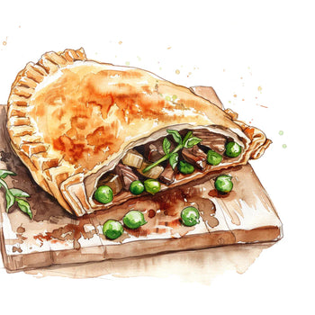 4&20 Lamb, Pea, Potato & Mint Pasty 7oz - 1/2lb Ship Weight