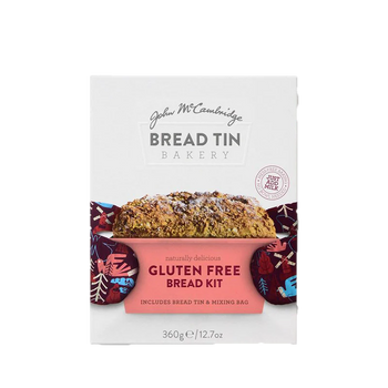 McCambridge Gluten Free Bread Mix 360g - Includes Bread Tin.
