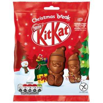 Nestle KitKat Santa Sharing Pouch 55g