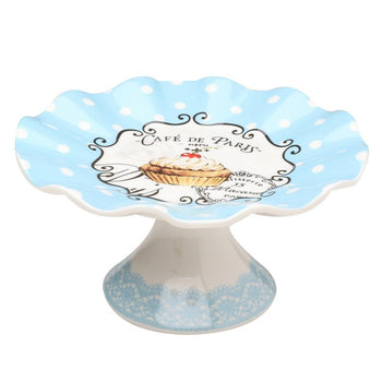 POLKA DOTS BLUE CAFÉ DE PARRIS CAKE STAND