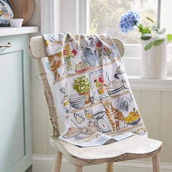 Ulster Weavers Cotton Tea Towel - Pantry Cats