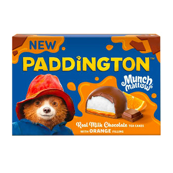 Munchmallow Paddington Chocolate & Orange Tea Cake Biscuits 6 Pack