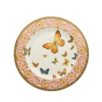 Pink Butterfly Dessert Plates, Set of 4