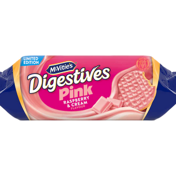 Mcvities Pink Digestives Raspberry 232g