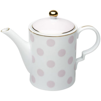 Pink Polka Dots Coffee Pot