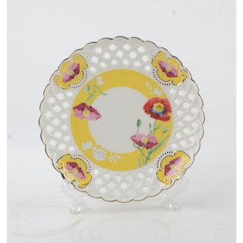 Poppy Yellow Pieced Salad Plate, Set of 4