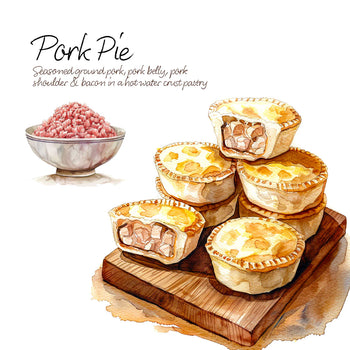 4&20 Traditional Pork Pie 5.5oz - 1/2lb Ship Weight (Compare to Marks and Spencer’s Traditional Pork Pies)
