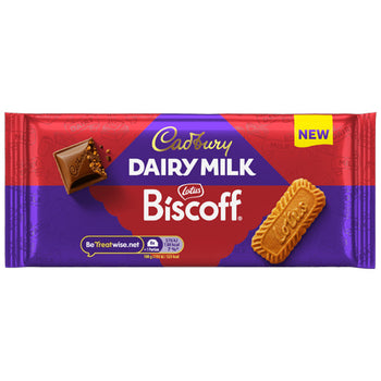Cadbury Dairy Milk Biscoff Large Bar 105g
