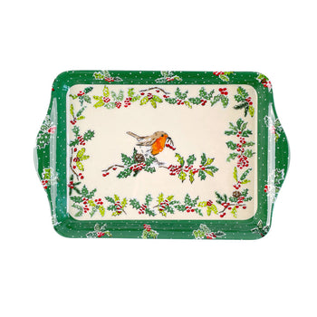 Ulster Weavers Christmas Robins Scatter Tray