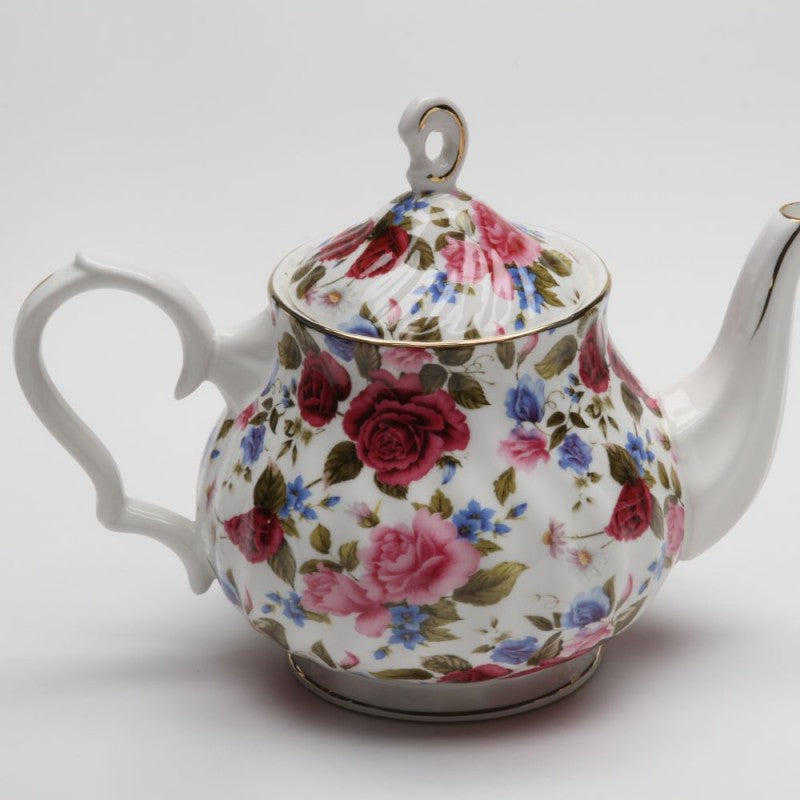 Red Rose Tea Insert Red Rose Chintz 11 Piece Teaset