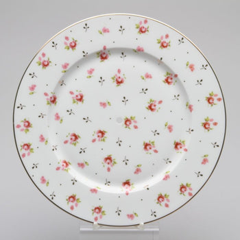 Rose Bud Round 10.5in Salad Plates, Set of 4