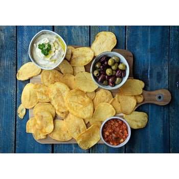 Slabs Thick and Big Potato Crisps - Salt and Malt Vinegar Bag Sharing Bag 160g