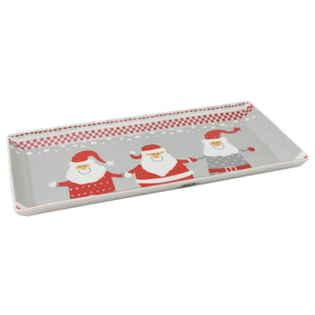 Santa Family 4 Piece Set Sandwich Trays