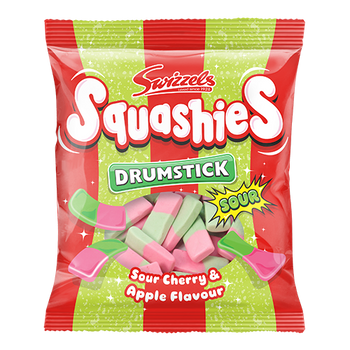 Swizzels Drumstick Squashies Sour Cherry & Apple Flavour. 120g