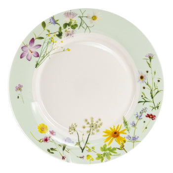 Summer Meadow Bone China Dessert Plates, Set of 4
