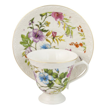 Summer Vine Cup Saucer, Set of 4