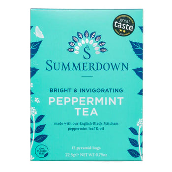 Summerdown English Peppermint Tea 15 Pyramid Tea Bags