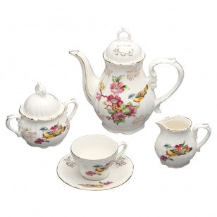 Spring Bird 11 Piece Tea Set