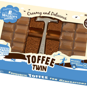 Walker’s Nonsuch Creamy Original Toffee Twin, Duo Hammer Pack For Christmas 200g