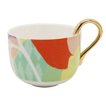 Tokyo Orange Mugs. Set of 4