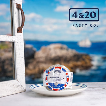 4&20 Traditional Pork Pie 5.5oz - 1/2lb Ship Weight (Compare to Marks and Spencer’s Traditional Pork Pies)