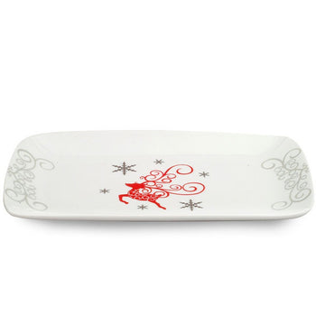 Twinkle Star Reindeer large Platter, S/4