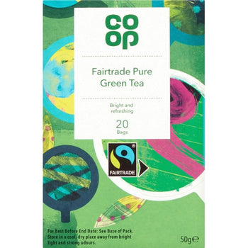 CO OP Fairtrade Pure Green Tea - 20 Bags