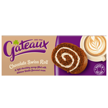 Gateaux Chocolate Swiss Roll. 195g