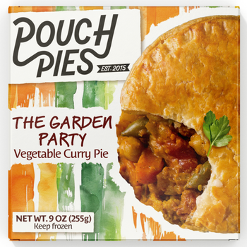 Pouch Pies Vegetable Curry Pie 255g  1/2lb Ship Weight