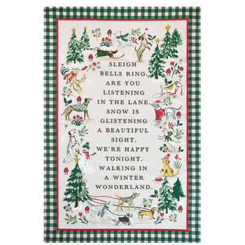 Ulster Weavers Winter Walkies Tea Towel