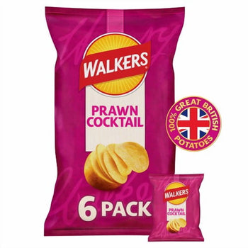Walkers Prawn Cocktail 6 Pack