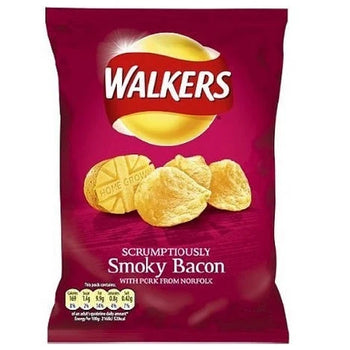 Walkers Crisps Smoky Bacon Crisps Bag 25g