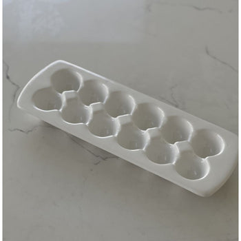 White 12 Count Egg Holder, Set of 2