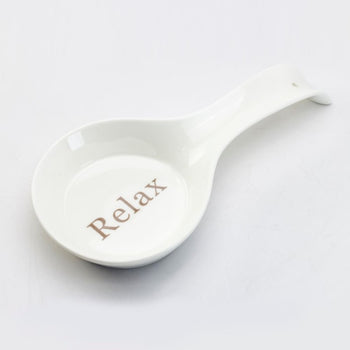 White Gold Spoon Rest, Set of 4