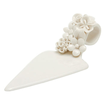 White Miss Daisy 9-Inch Cake Server