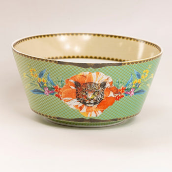 Wild Summer Green Cereal Bowls, Set of 4