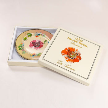 Wild Summer Yellow/Green Dessert Plates, Set of 2 Gift Boxed