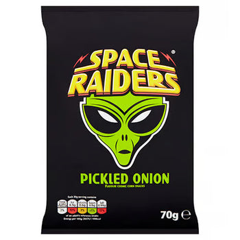 KP Space Raiders Pickled Onion Crisps Large Grab Bag 70g
