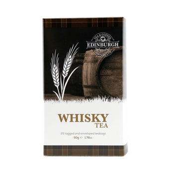Edinburgh Tea Co. Whisky Flavoured Black Tea - 25 Tagged & Wrapped Bags