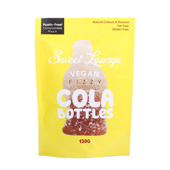 Sweet Lounge - Vegan Fizzy Cola Bottles (Plastic-free) 130g